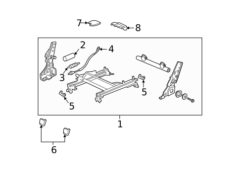 Tracks & Components for 2001 Acura MDX #2