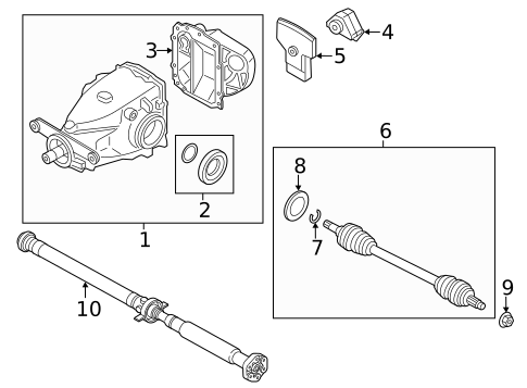 Axle & Differential for 2023 BMW 330i #10