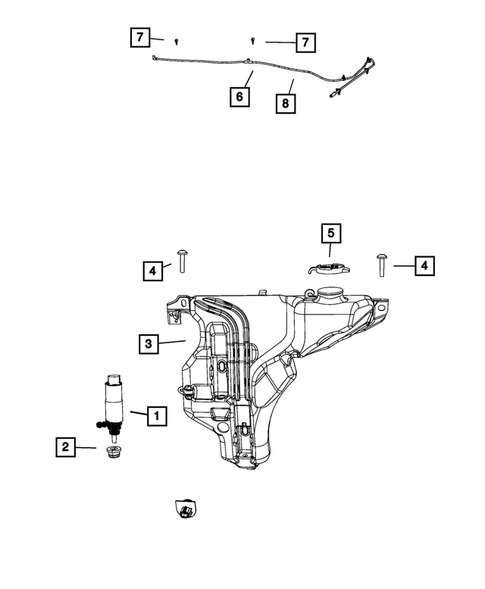 Wiper and Washer System for 2009 Dodge Viper #1