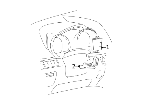 Anti-Theft Components for 2009 Toyota Highlander #0
