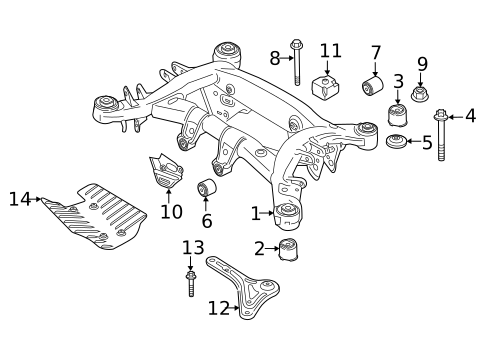 Suspension Mounting for 2021 BMW X4 #1
