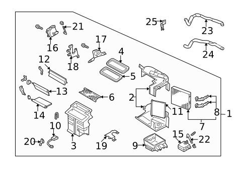 Heater Components for 2002 INFINITI I35 #0