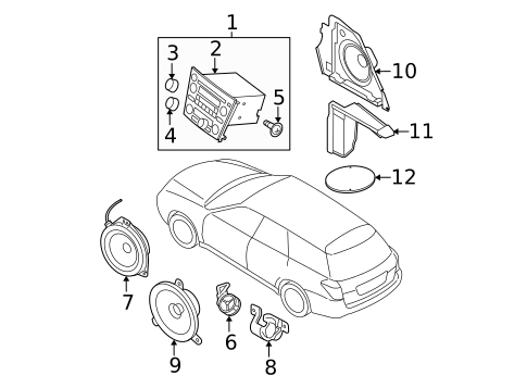 Sound System for 2007 Subaru Legacy #0