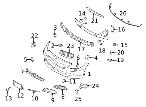 Bumper & Components - Front for 2010 BMW Z4 #0