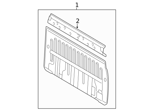 Back Panel for 2016 Toyota Tundra #2