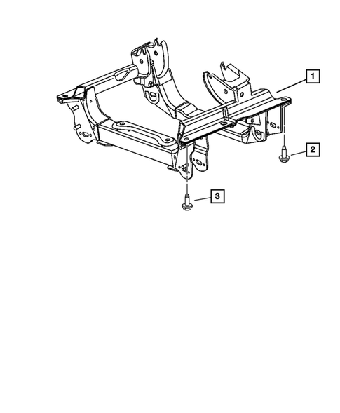 Front Suspension, Strut and Cradle for 2009 Jeep Liberty #1