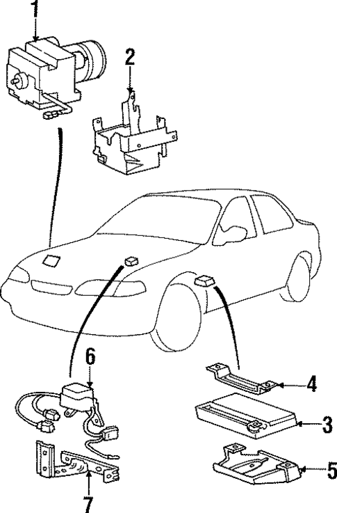 Anti-Lock Brakes for 1998 Hyundai Sonata #0