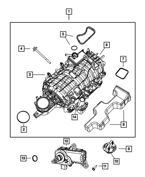 Manifolds and Vacuum Fittings for 2018 Ram 3500 #2