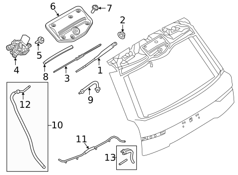 Wipers for 2020 Land Rover Range Rover #1
