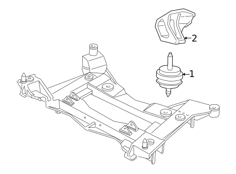 Engine Mounting for 1997 Chevrolet Corvette #0