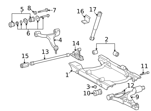 Suspension Components for 2006 Mercedes-Benz CLS55 AMG #2