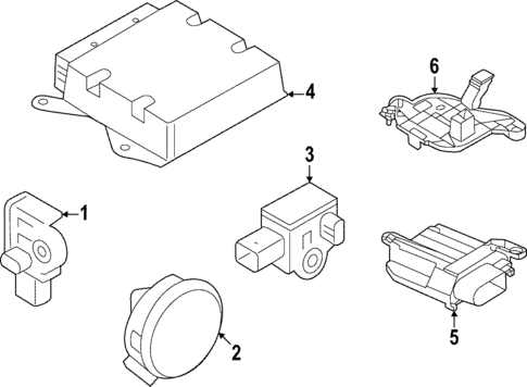 Air Bag Components for 2025 Volkswagen GTI #1