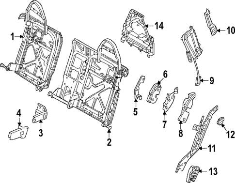 Rear Seat Components for 2025 Porsche Panamera #6