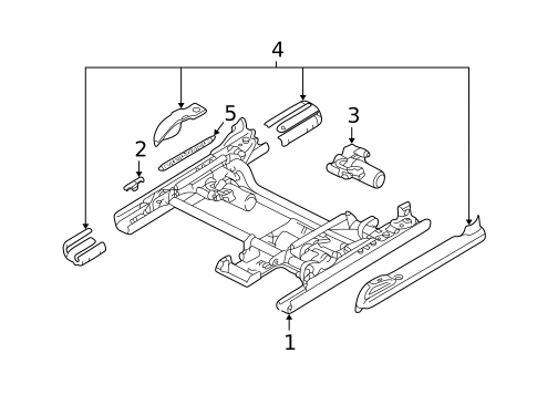 Tracks & Components for 1997 BMW 540i #1