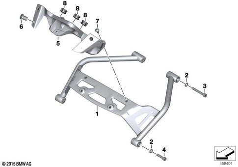 Motorcycle Trim Section, Windshield for 2008 BMW-Motorrad K 1200 R #7