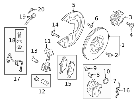 Anti-Lock Brakes for 2019 Volvo XC90 #1