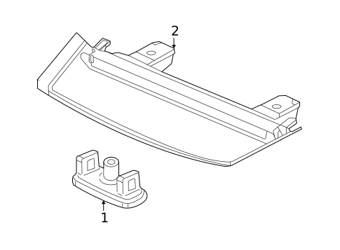 High Mounted Stop Lamp for 2024 Acura TLX #0