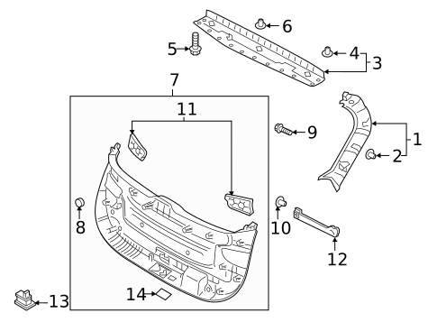 Exterior Trim - Lift Gate for 2022 Hyundai Santa Fe #1