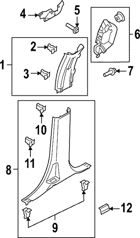 Interior Trim - Cab for 2023 Ford F-150 Lightning #2