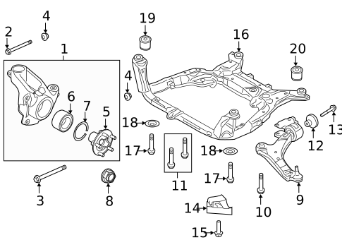 Rear Brakes for 2012 Land Rover Range Rover Evoque #1