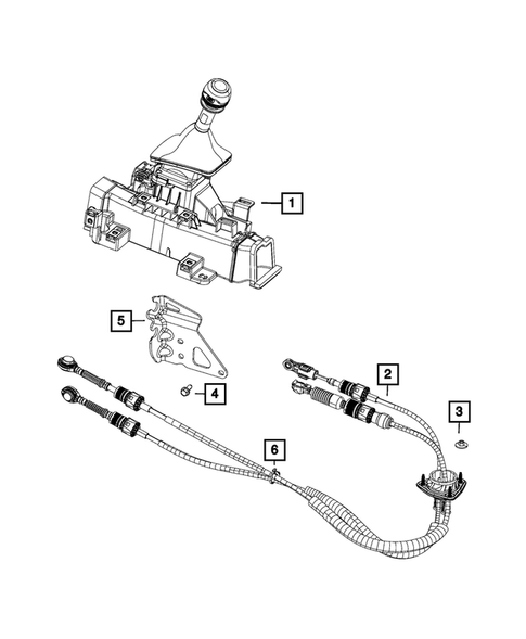 Gearshift Controls and Related Parts for 2022 Jeep Wrangler #1