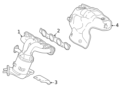 Exhaust Manifold for 2022 Hyundai Elantra #0