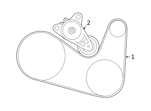 Belts & Pulleys for 2015 Nissan Quest #0