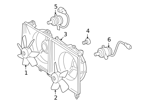 Cooling Fan for 2010 Mitsubishi Eclipse #0