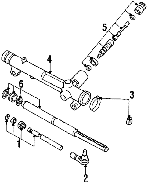 Steering Gear & Linkage for 1985 Ford Thunderbird #2