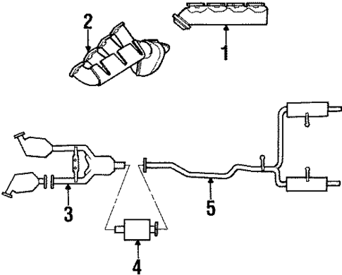 Exhaust Manifold for 1994 Lincoln Mark VIII #0