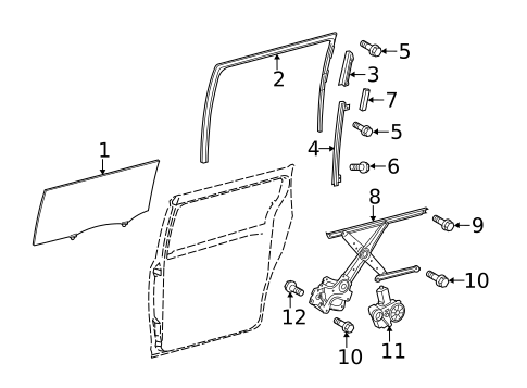 Sliding Door for 2019 Toyota Sienna #2