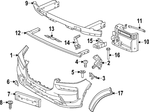 Bumper & Components - Front for 2024 BMW X7 #0