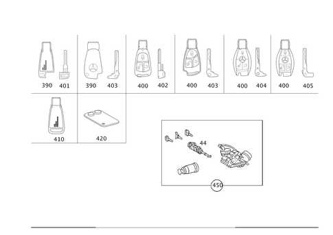 Locking System for 2002 Mercedes-Benz CLK430 #1