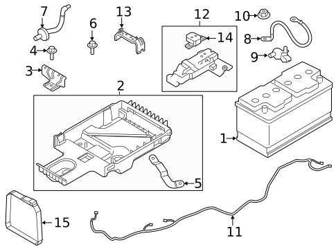 Battery for 2018 Volvo V90 #0