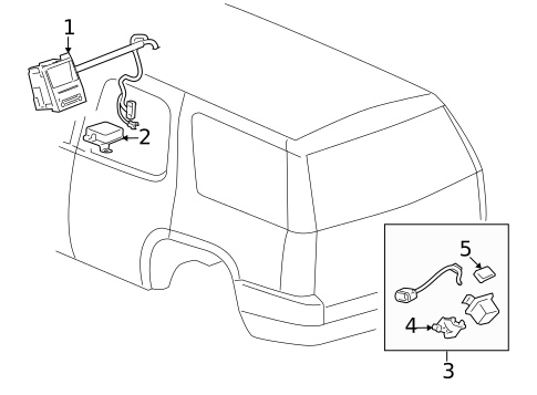 Electrical Components for 2009 Chevrolet Tahoe #6