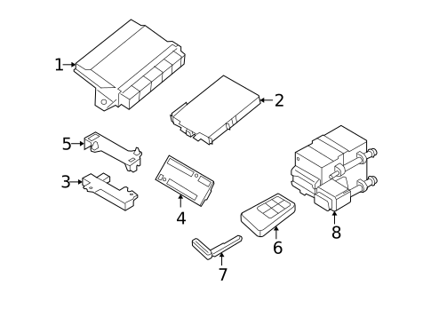 Keyless Entry Components for 2009 Volvo S80 #0