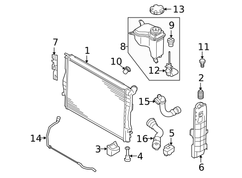 Radiator & Components for 2011 BMW 1 Series M #0