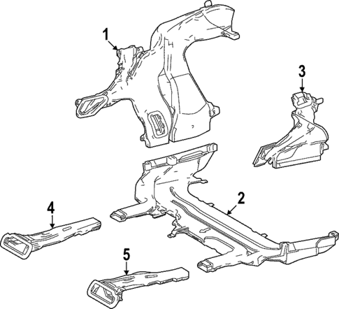 Ducts for 2025 Lexus LX700h #2