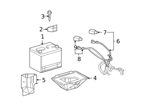 Battery for 2013 Chevrolet Corvette #1