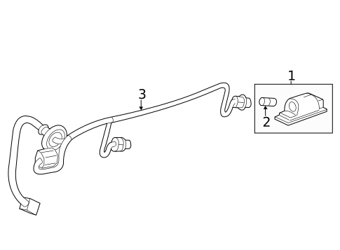 License Lamps for 2017 Chevrolet Traverse #0