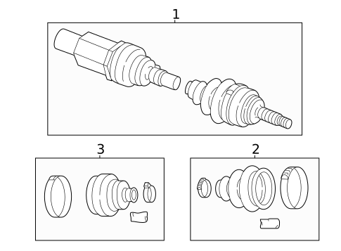 Drive Axles for 1998 Dodge Intrepid #0