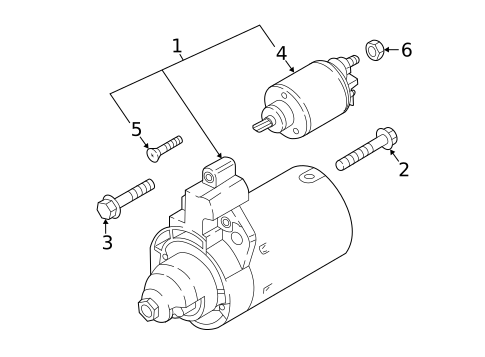 Starter for 2024 Audi SQ7 #0
