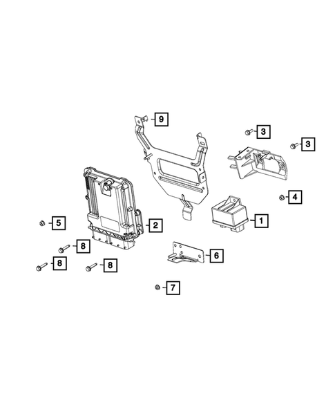 Keys, Modules and Engine Controllers for 2019 Jeep Cherokee #10