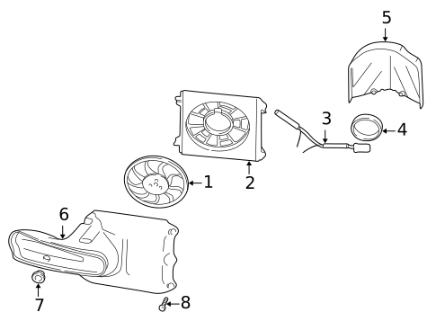 Cooling Fan for 1999 Porsche 911 #0