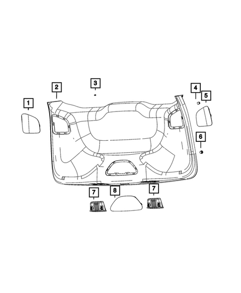 Liftgate Panel and Scuff Plate for 2023 Chrysler Pacifica #0