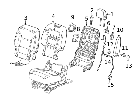 Second Row Seats for 2018 Buick Enclave #2
