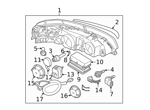 Bulbs - Chassis for 2004 Volvo S60 #0