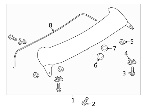 Spoiler for 2024 Nissan Sentra #1