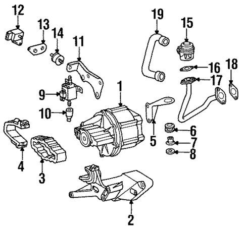 A.I.R. System for 1998 Mercedes-Benz SL 500 #0