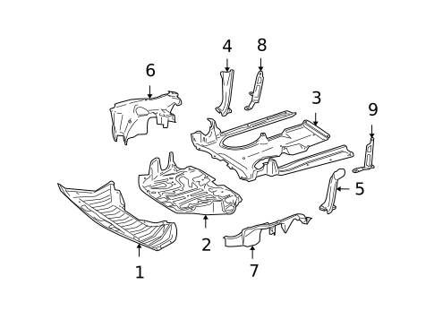 Splash Shields for 2011 Mercedes-Benz S65 AMG #0